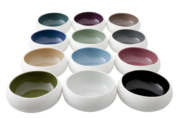 Rainbow Schale versch. Farben 12x5cmh - 12 Stck